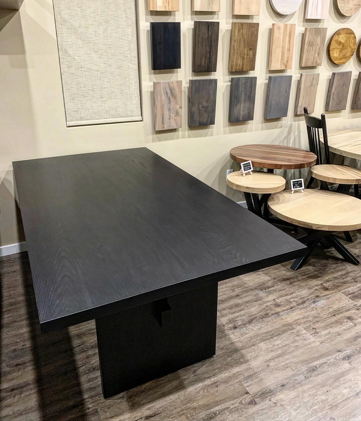 Black Oak Dining Table