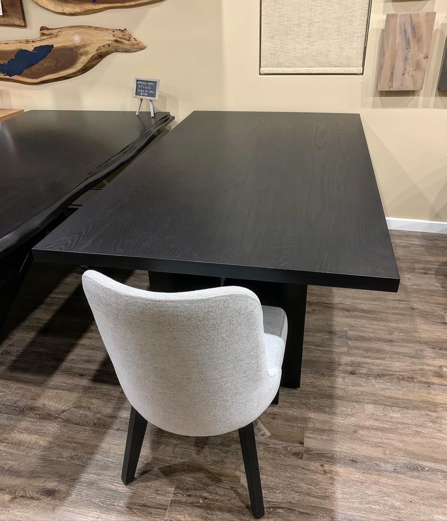 Black Oak Dining Table
