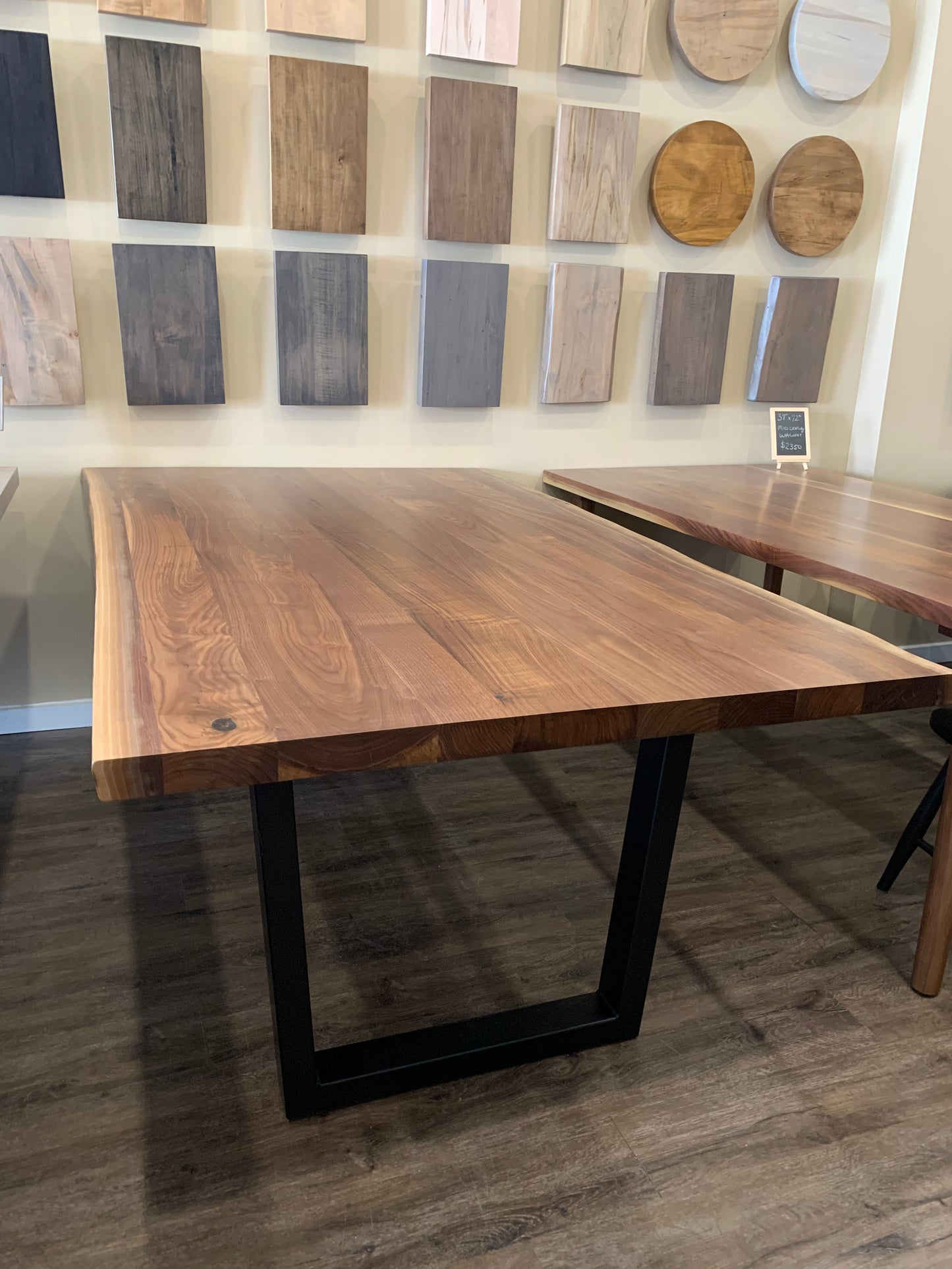 Live Edge Black Walnut Dining Table