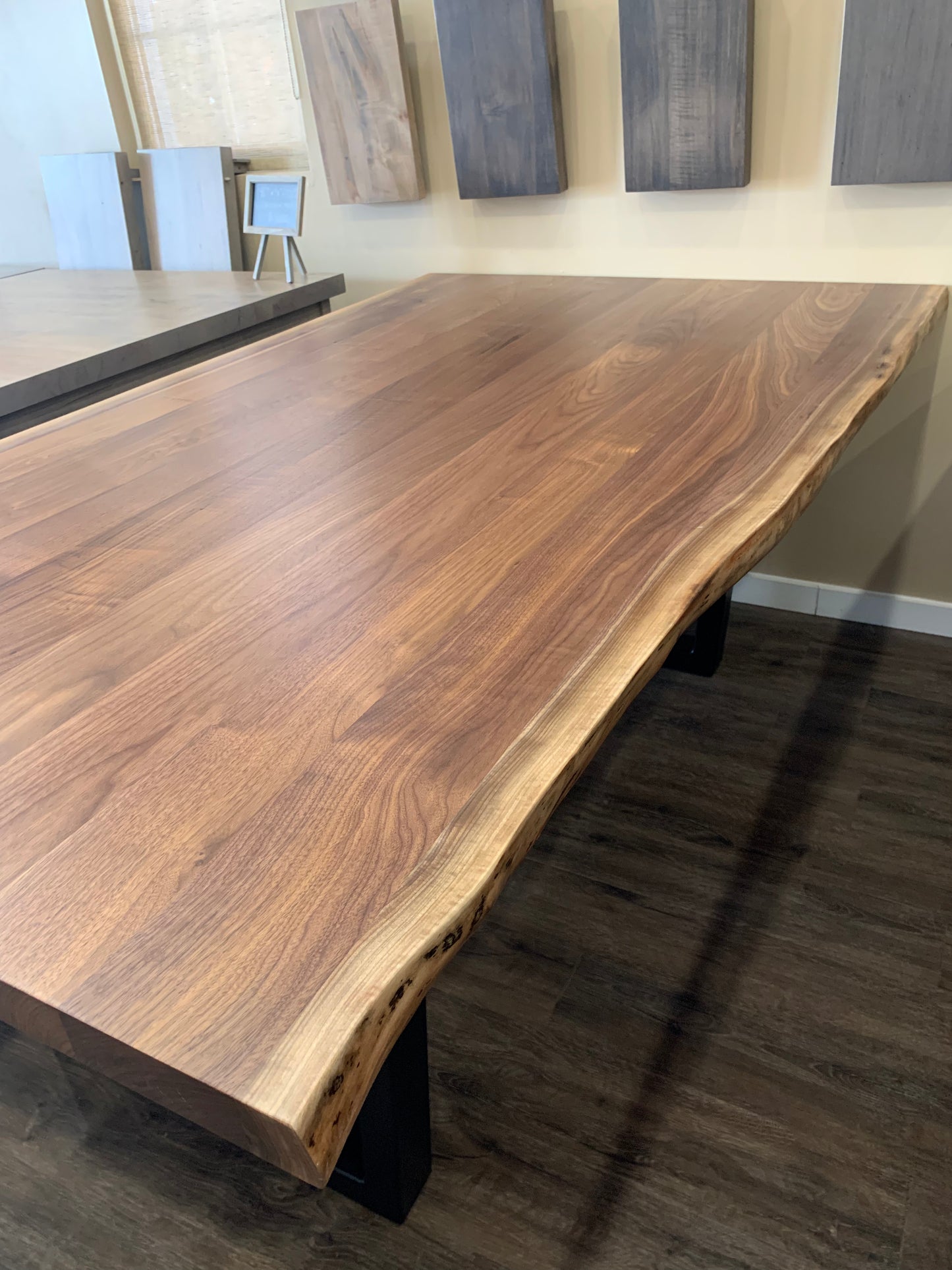 Live Edge Black Walnut Dining Table