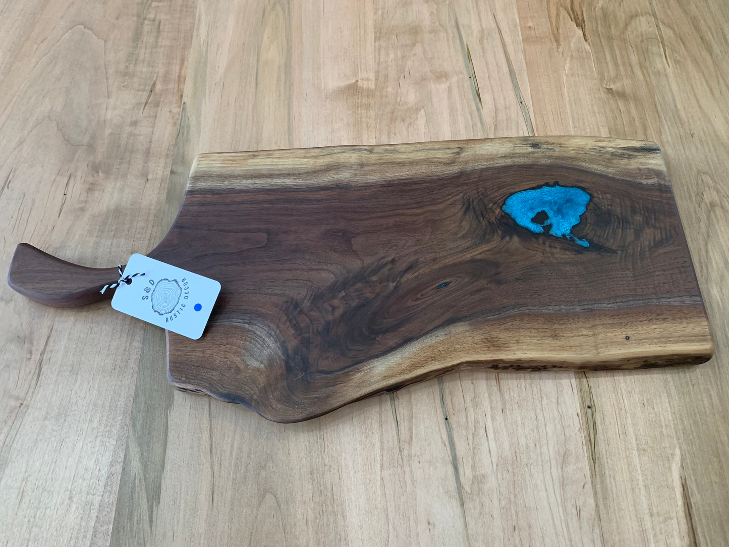 Large Black Walnut Charcuterie Board