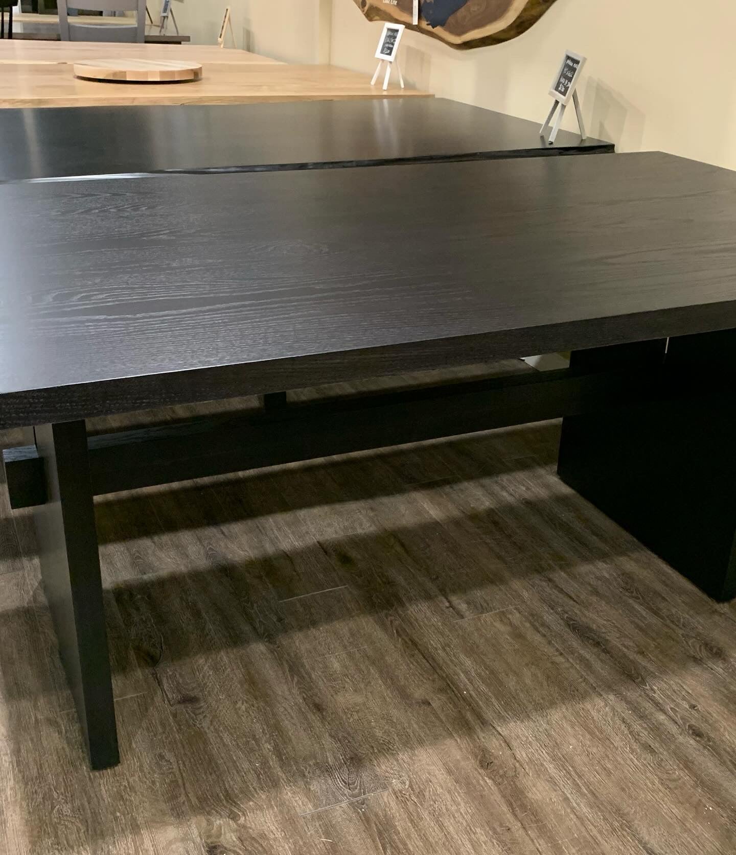 Black Oak Dining Table