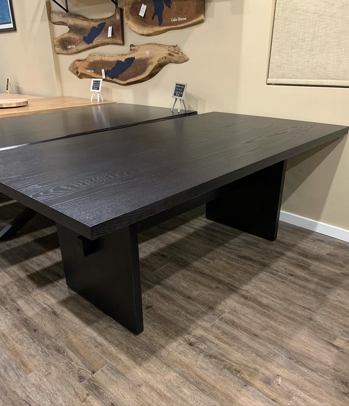 Black Oak Dining Table