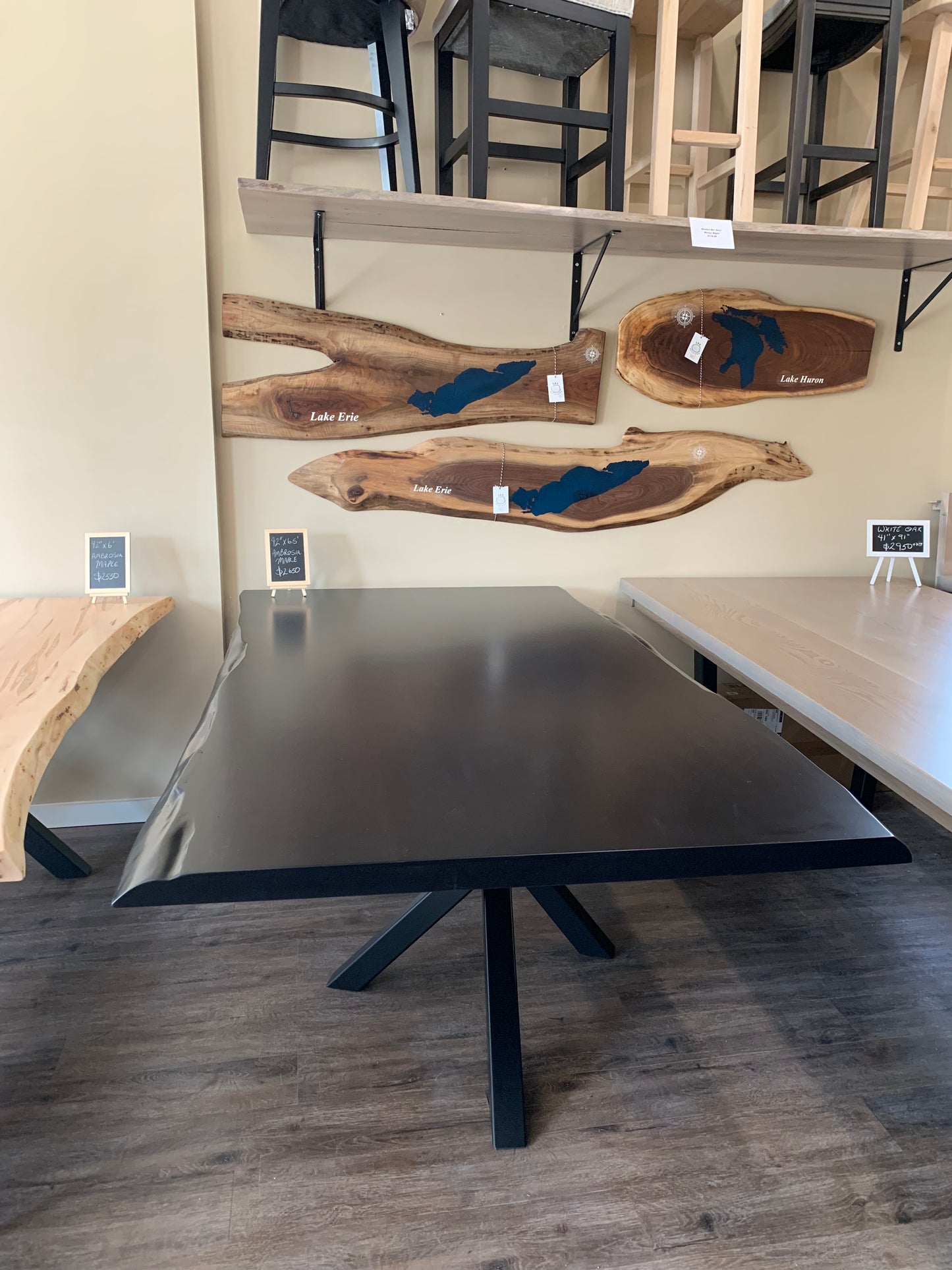 Live Edge Maple Dining Table