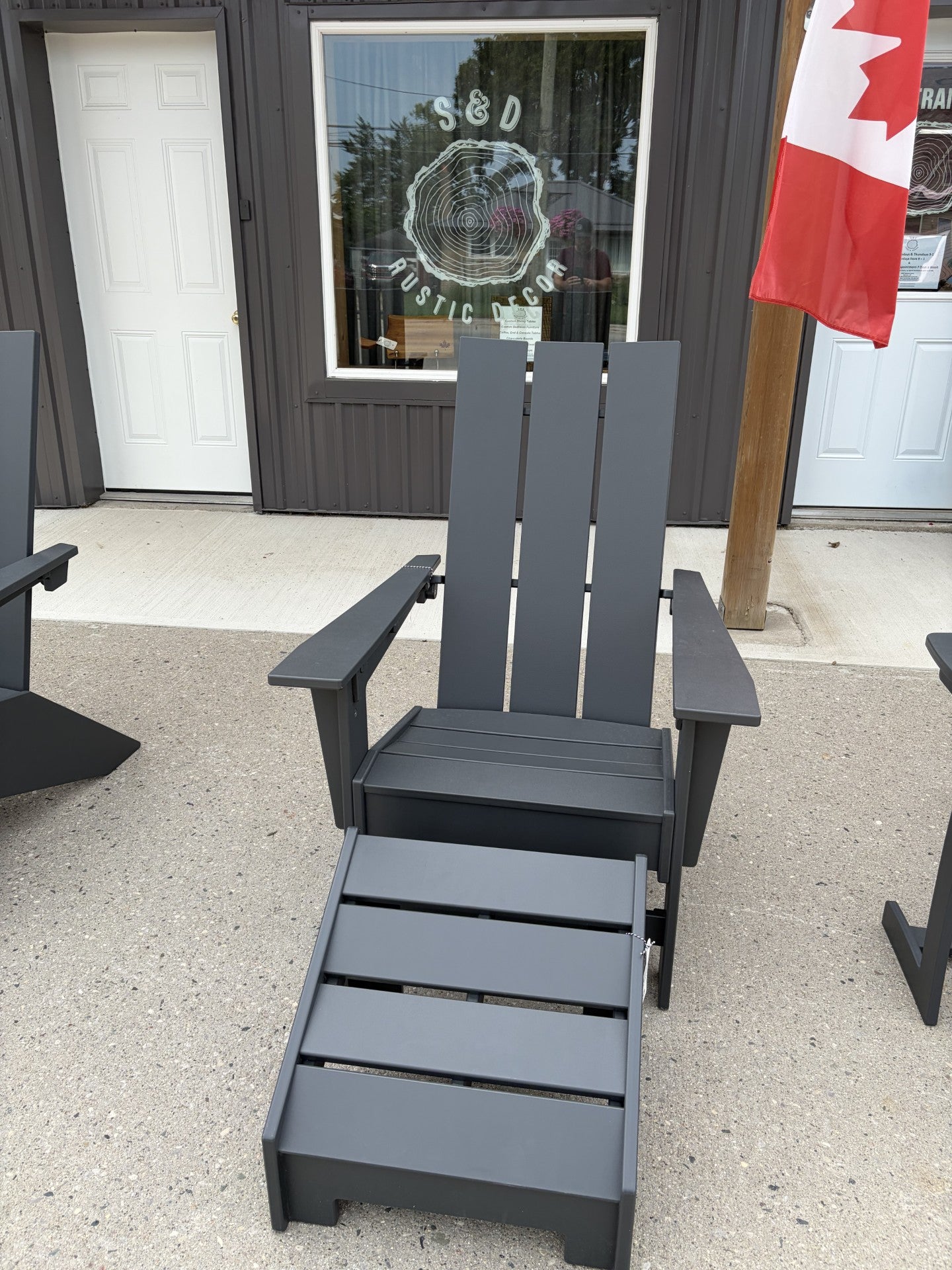 Modern Muskoka Chair - Slate Grey