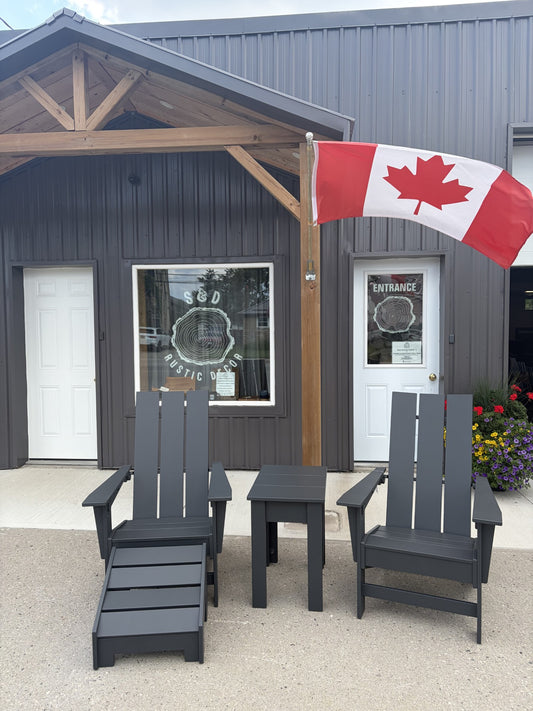 Modern Muskoka Chair - Slate Grey