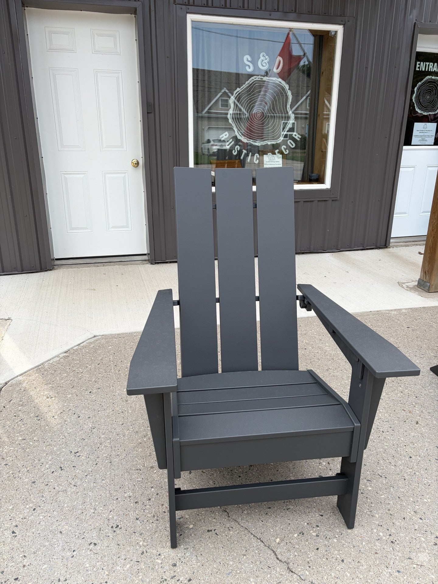 Modern Muskoka Chair - Slate Grey