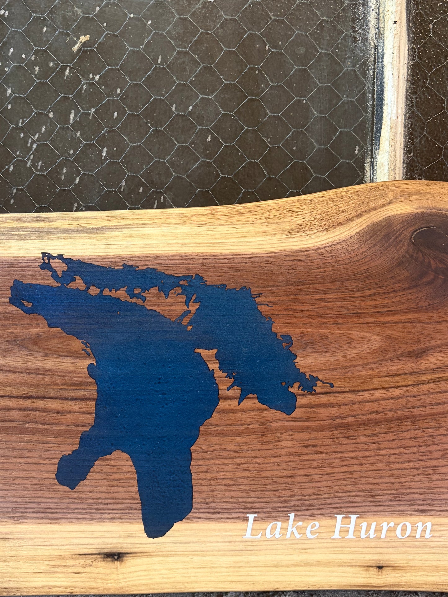 Lake Huron Walnut Charcuterie Board