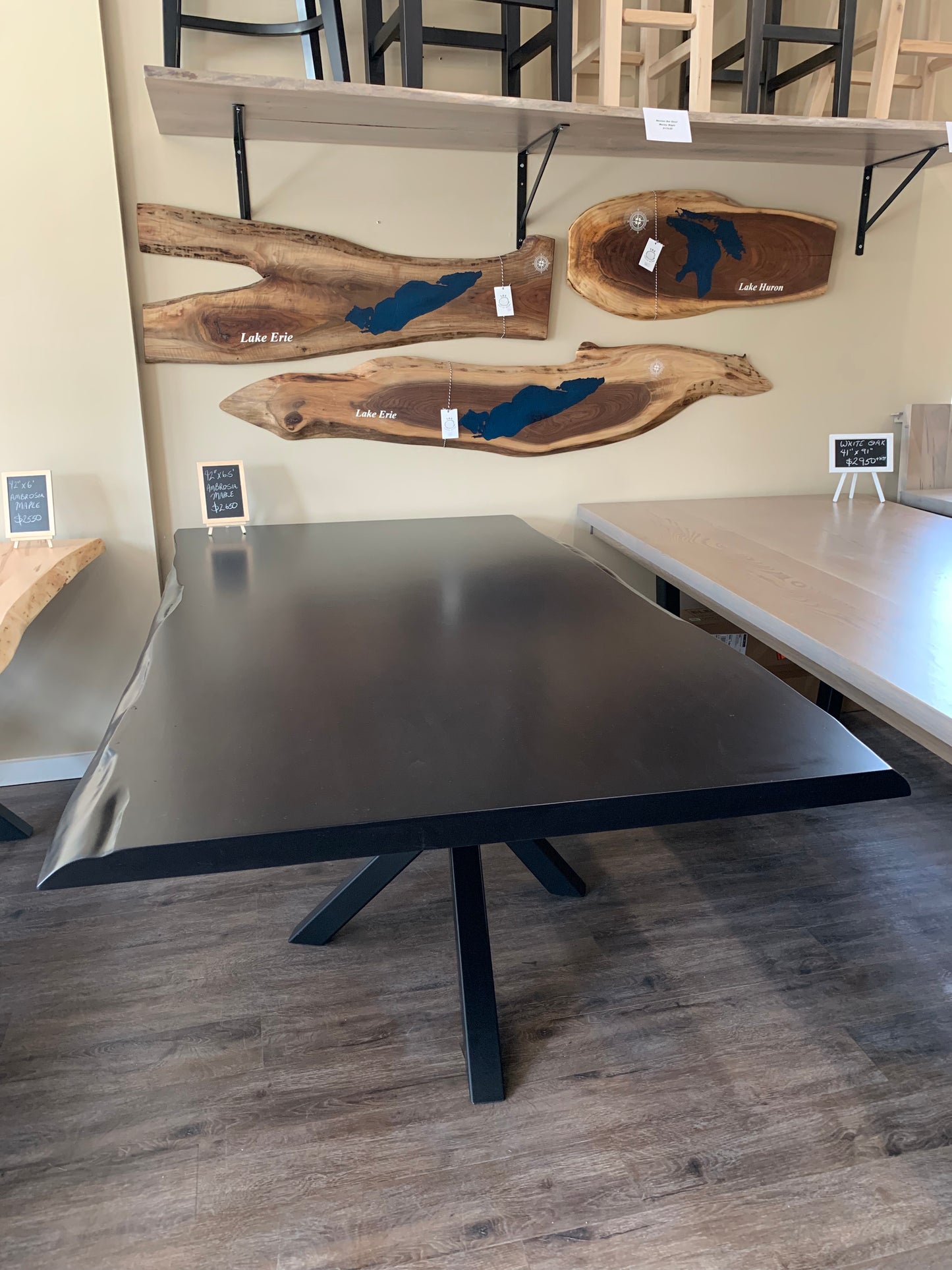 Live Edge Maple Dining Table