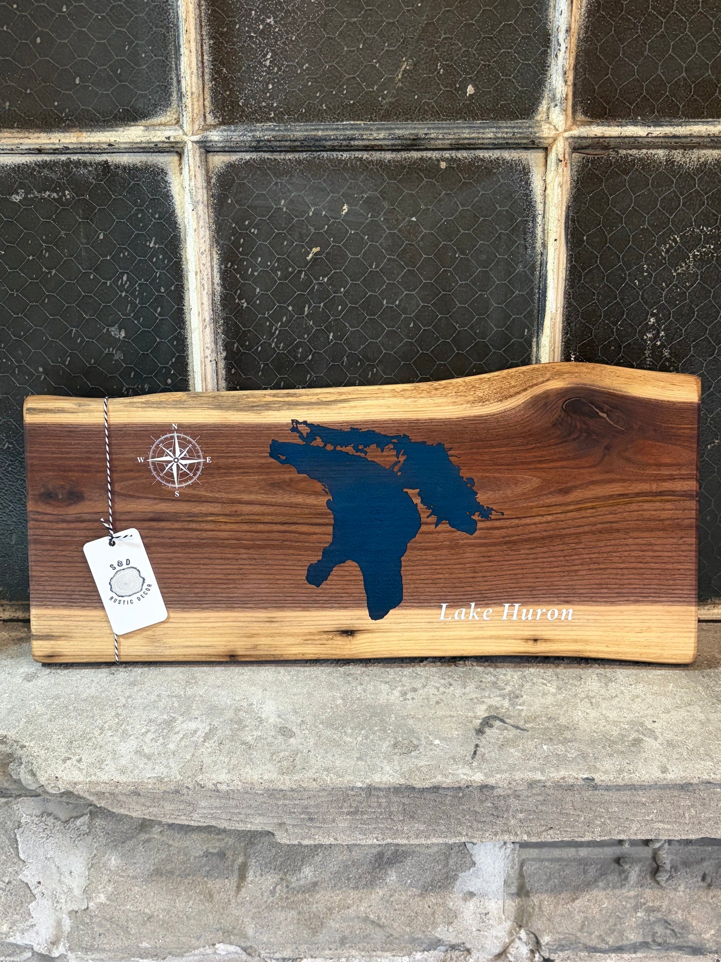 Lake Huron Walnut Charcuterie Board