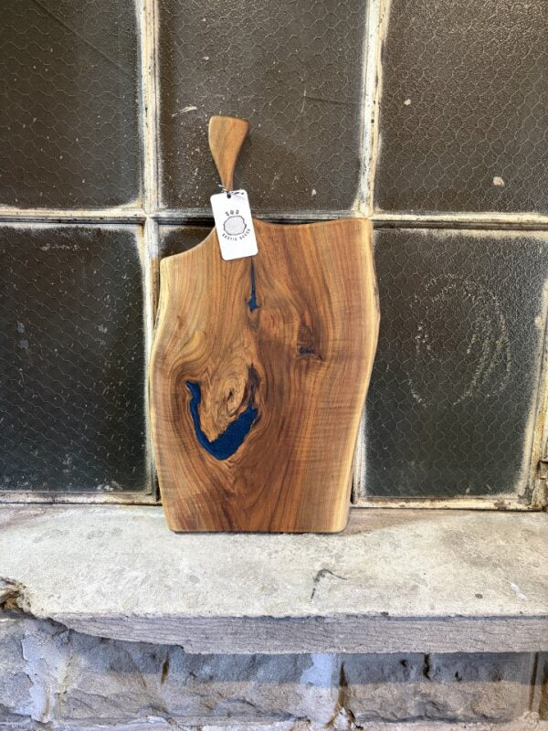 Large Black Walnut & Epoxy Charcuterie Board
