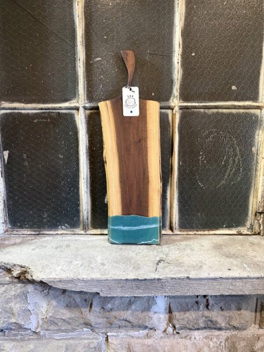 Black Walnut Ocean Waves Charcuterie Board