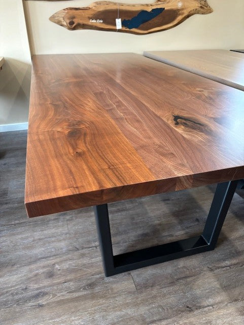 8’ Black Walnut Dining Table