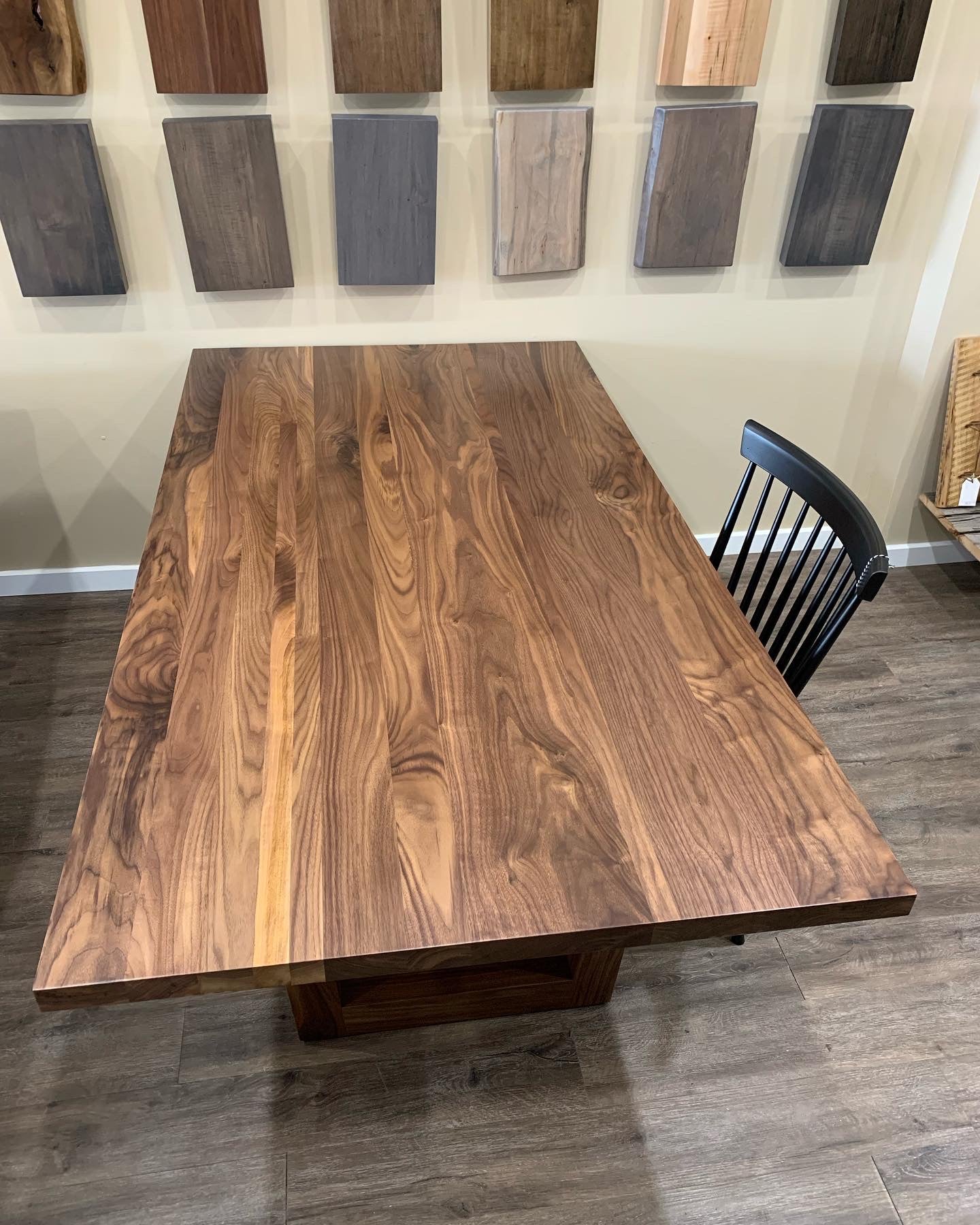 Solid Black Walnut Dining Table