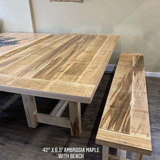 Ambrosia Maple Harvest Table & Bench