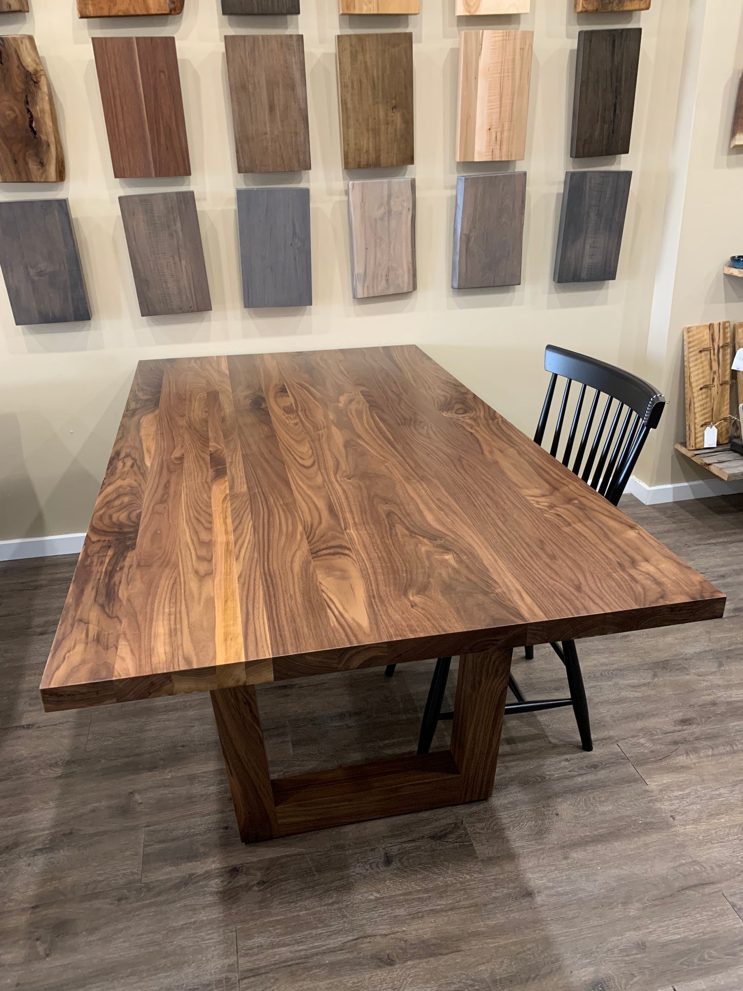 Solid Black Walnut Dining Table