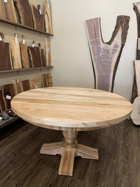 54" Round Ambrosia Maple Dining Table