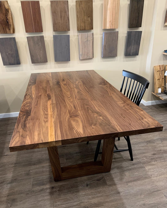 Solid Black Walnut Dining Table