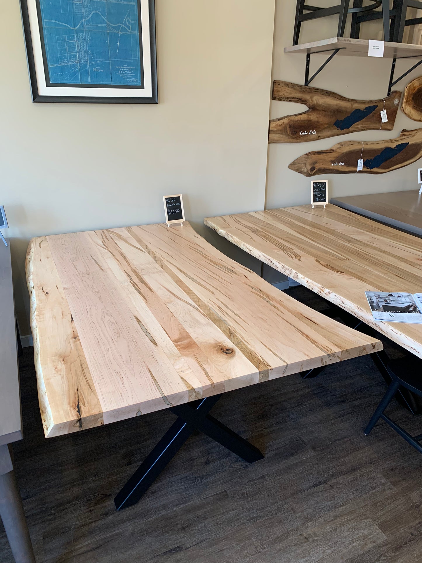 Live Edge Ambrosia Maple Dining Table