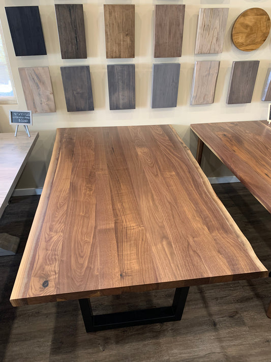 Live Edge Black Walnut Dining Table