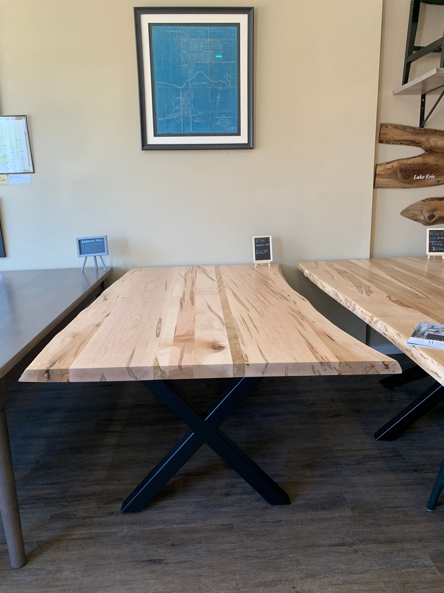 Live Edge Ambrosia Maple Dining Table